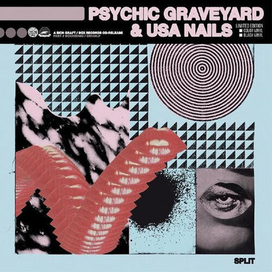 Psychic Graveyard & Usa Nails: Split (Vinyl LP)
