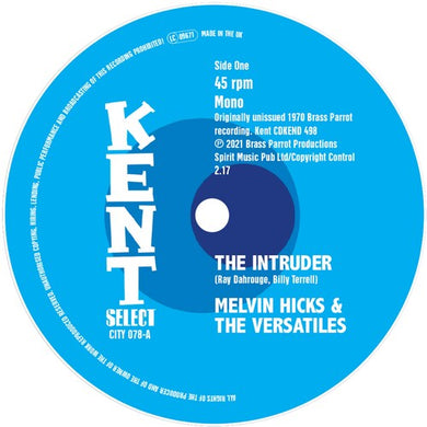 Intruder / Just Outside Of Lonelyby Hicks, Melvin & the Versatiles / Pinckney, Clarence (Vinyl Record)