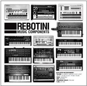 Rebotini, Arnaud: Music Components - White/Black (Vinyl LP)
