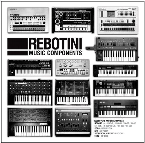 Rebotini, Arnaud: Music Components - White/Black (Vinyl LP)