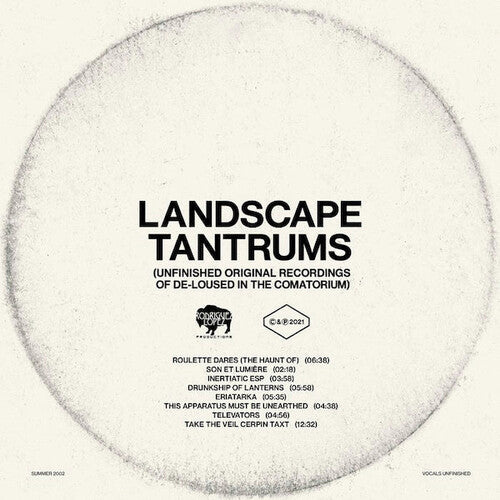 Mars Volta: Landscape Tantrums: Unfinished Original Recordings Of De-Loused In The Comatorium - Clear Vinyl (Vinyl LP)