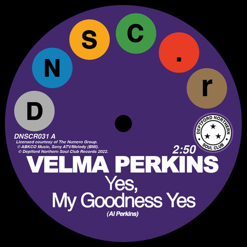 Perkins, Velma / Johnson, Hawkins / Tatum & Durr: Goodness Yes / You Can't Blame Me (7-Inch Single)