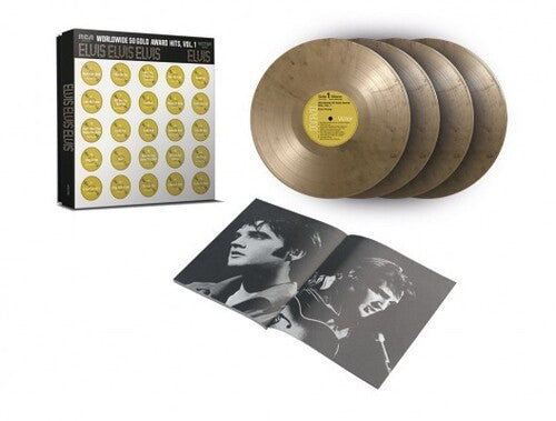 Elvis Presley: Worldwide 50 Gold Award Hits Vol. 1 - Limited 180-Gram Gold & Black Marble Colored Vinyl 4LP Boxset (Vinyl LP)