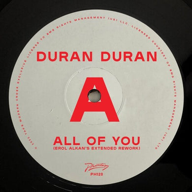 Duran Duran: All Of You (Erol Alkan's Extended Rework) (12-Inch Single)