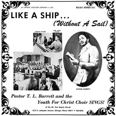 Pastor T.L. Barrett & the Youth for Christ Choir: Like A Ship (without A Sail) (Vinyl LP)