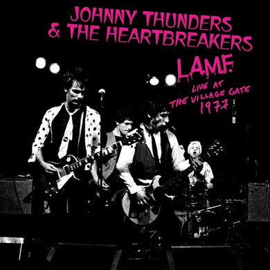 Thunders, Johnny & Heartbreakers: L.A.M.F.  Live At The Village Gate 1977 - pink/black splatter (Vinyl LP)