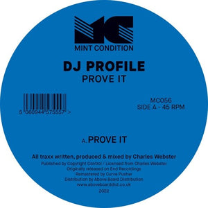 DJ Profile: Prove It (12-Inch Single)