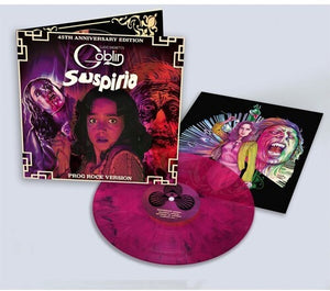 Simonetti, Claudio / Goblin: Suspiria: 45th Anniversary (Original Soundtrack) - Limited Magenta Marble Colored Vinyl with Insert (Vinyl LP)