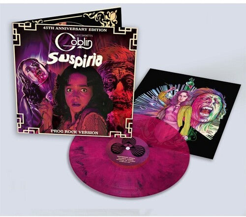 Simonetti, Claudio / Goblin: Suspiria: 45th Anniversary (Original Soundtrack) - Limited Magenta Marble Colored Vinyl with Insert (Vinyl LP)