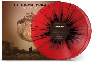 Threshold: Dividing Lines - Transparent Red W/ Black Splatter (Vinyl LP)