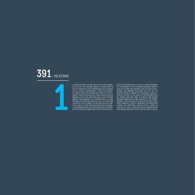 391 Selezione 1 / Various: 391 Selezione 1 (Vinyl LP)