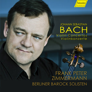 Bach / Zimmermann, Frank Peter: J.S. Bach: Violinkonzerte (Vinyl LP)