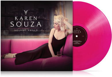 Karen Souza: Velvet Vault - Crystal Fuchsia Vinyl (Vinyl LP)