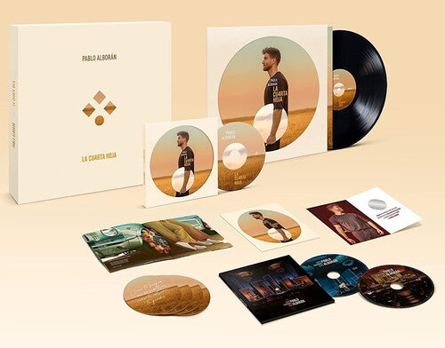 Alboran, Pablo: La Cuarta Hoja - La Cuarta Hoja' + Vinilo La Cuarta Hoja + 2CD Directo Gira De Teatros 2022 + Postcard + 4 Postcards + Christmas Scratch & Win Cards (Vinyl LP)