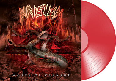 Krisiun: Works of Carnage - Transparent Red (Vinyl LP)