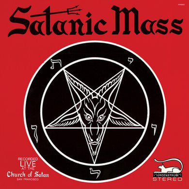 Lavey, Anton: Satanic Mass - RED/BLACK SPLATTER (Vinyl LP)