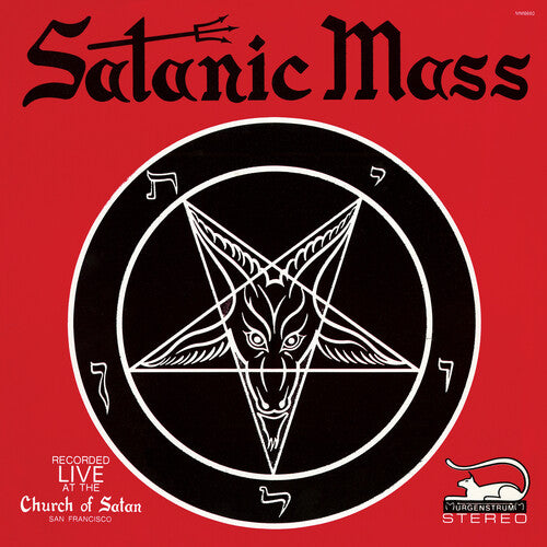 Lavey, Anton: Satanic Mass - RED/BLACK SPLATTER (Vinyl LP)