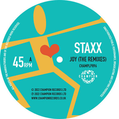 Staxx: Joy (The Remixes) (12-Inch Single)