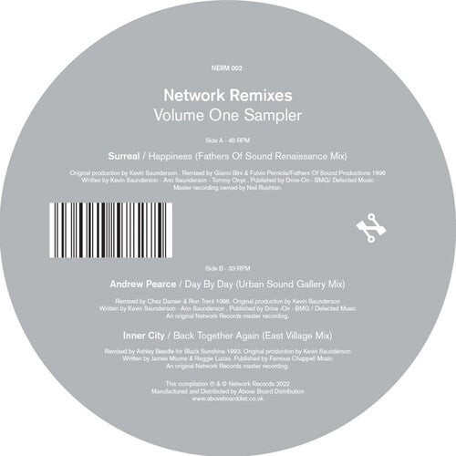 Network Remixes: Vol. 1 Sampler / Various: Network Remixes: Volume One Sampler (Various Artists) (12-Inch Single)