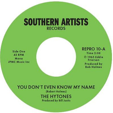 Hytones: You Don't Even Know My Name / Good News (7-Inch Single)