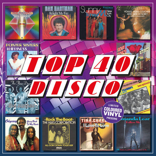 Top 40 Disco / Various: Top 40 Disco / Various - 140-Gram Colored Vinyl (Vinyl LP)