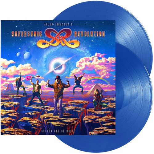 Arjen Lucassen's Supersonic Revolution: Golden Age of Music - Transparent Blue (Vinyl LP)