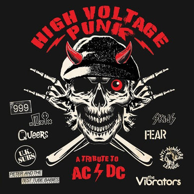 Punk Tribute to Ac/Dc / Various: A Punk Tribute To Ac/dc (Various Artists) - RED/BLACK SPLATTER (Vinyl LP)