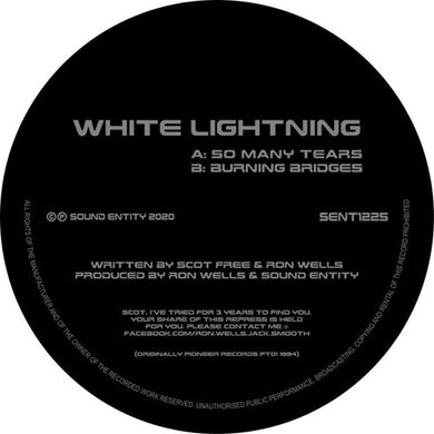 White Lightning: So Many Tears (12-Inch Single)