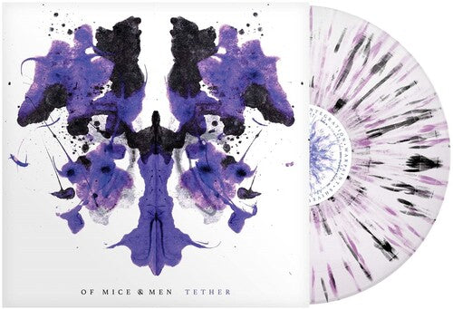 Of Mice & Men: Tether - White Purple Black Splatter (Vinyl LP)