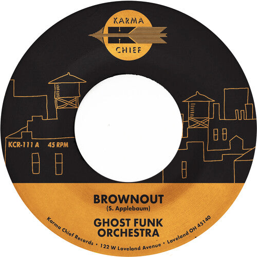 Ghost Funk Orchestra: Brownout / Boneyard Baile - Fire Red (7-Inch Single)