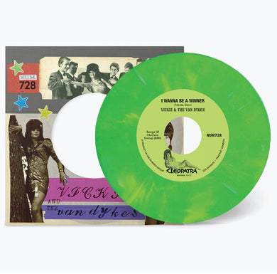 Vickie & the Van Dykes: I Wanna Be A Winner B/w Outcast - Peach/white (7-Inch Single)