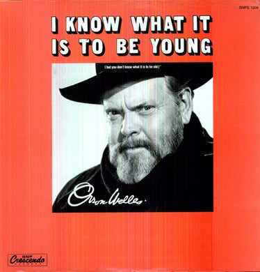 Welles, Orson: Know What It Is to Be (12-Inch Single)