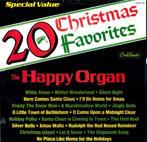 Happy Organ: 20 Christmas Favorites (Vinyl LP)