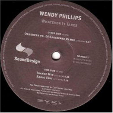 Wendy Phillips: Whatever It Takes (12-Inch Single)
