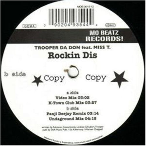 Trooper Da Don F: Rockin Dis (12-Inch Single)